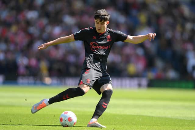 DEAL AGREED: For the sale of Southampton star Tino Livramento, above. Photo by Mike Hewitt/Getty Images.