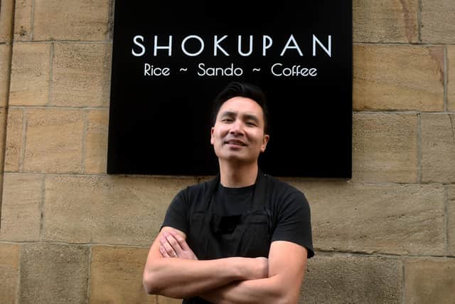 Chef Alan Tang opened Shokupan with his wife Alison in Wellington Street, Leeds, at the end of last year. Photo: Simon Hulme.
