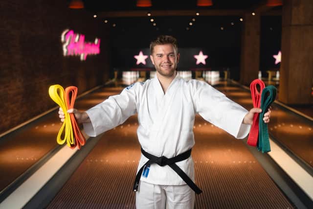 Bring in an official martial arts belt and bowl for free at Hollywood Bowl