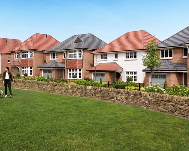 Examples of Redrow homes being built in Yorkshire 