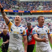 Leeds Rhinos props Mikolaj Oledzki, left and Cooper Jenkins - both seen after the recent Magic Weekend win against Bradford Bulls, both failed to finish last Saturday's game at Catalans Dragons. Picture by Callum Pilkington/SWpix.com.