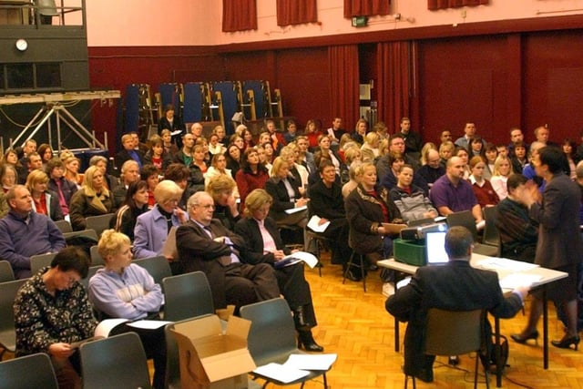 January 2003 and a public meeting was held at Intake High School regarding a possible merger between Rodley Primary School and Aireview Primary.