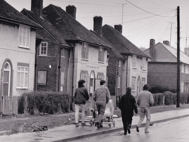 Brander Street - the home of Gipton Neighbourhood Centre - pictured in February 1991.