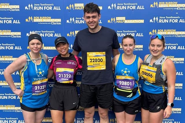 Sarah McCann, Jennifer Lee, Duncan Robertson, Francesca Cockcroft and Lily Firm.