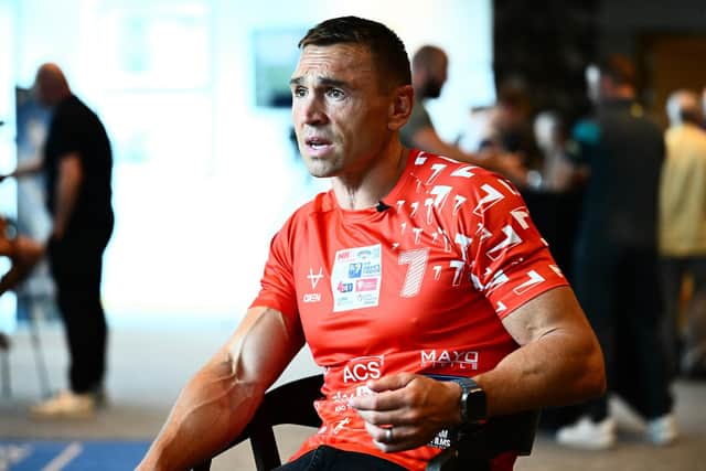 Kevin Sinfield is preparing for his final 7-in-7 challenge, which will visit Leeds Rhinos' AMT Headingley Stadium next week. Picture by Olly Hassell/SWpix.com.