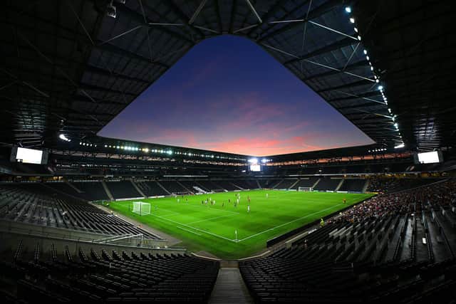 SECOND DEPARTURE: From Leeds United to MK Dons, above. Photo by Clive Mason/Getty Images.