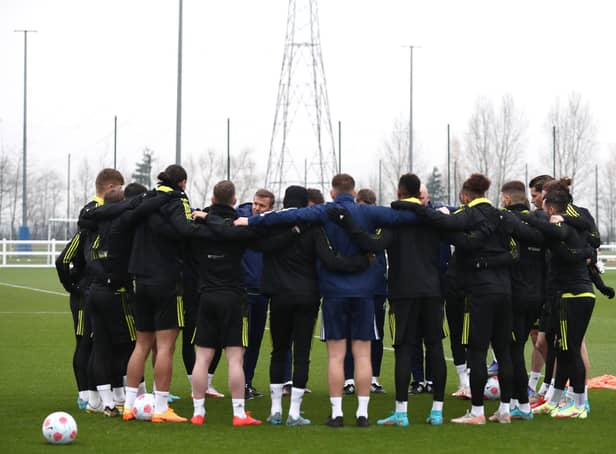 Leeds United head coach Jesse Marsch takes training at Thorp Arch (Photo by George Wood/Getty Images)