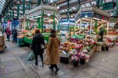Kirkgate Market where Marks and Spencer's first outlet opened in 1884.