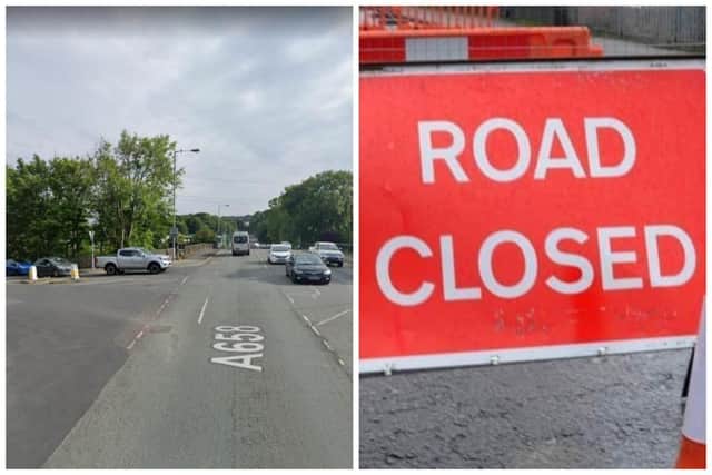 From, tonight, Apperley Road will be closed between Apperley Lane Bridge and Harrogate Road Bridge. Pictures: Google/Stock