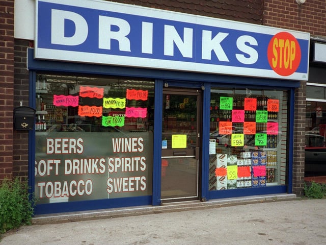 Do you remember Drinks Stop in Crossgates? Pictured in June 1997.