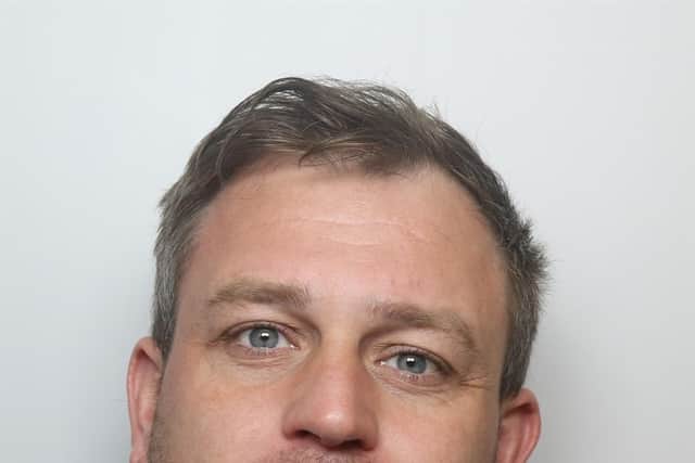 Anthony Mawson, 39, was found guilty of 12 offences after a trial in May 2022. Image: West Yorkshire Police