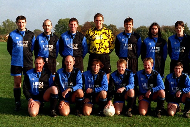 Hunslet Old Boys who played in the Yorkshire Old Boys League pictured in October 1997. Back row, from left, are Richard Kirwin, Graham Andrews, Paul Thorpe, Neil Fox, Gavin Rhodes, Paul Lockey and Loz Cromack. Front rwo, from left, are Steve Johnson, Chris Mabbott, Dean Duncan, Carl Sharman (captain), Steve Edwards and Simon Tetley.