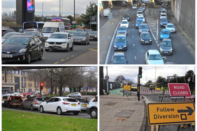 Residents have complained of the traffic being 'absolute chaos' in Leeds on Saturday