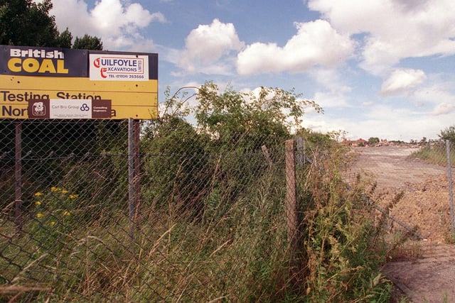 Part of the former pit site at Allerton Bywater pictured in July 1998.