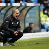 SLIDING DOORS MOMENT: Andrea Radrizzani has revealed that Marcelo Bielsa, above, called for a massive Leeds United change after the ninth-placed finish of the 2020-21 Premier League season which concluded with a 3-1 win at home to West Brom, above. Photo by Lynne Cameron - Pool/Getty Images.
