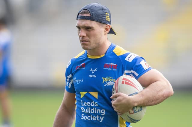 Brodie Croft is set to return from concussion when Leeds Rhinos take on Catalans Dragons in Perpignan on Saturday. Picture by Tony Johnson.