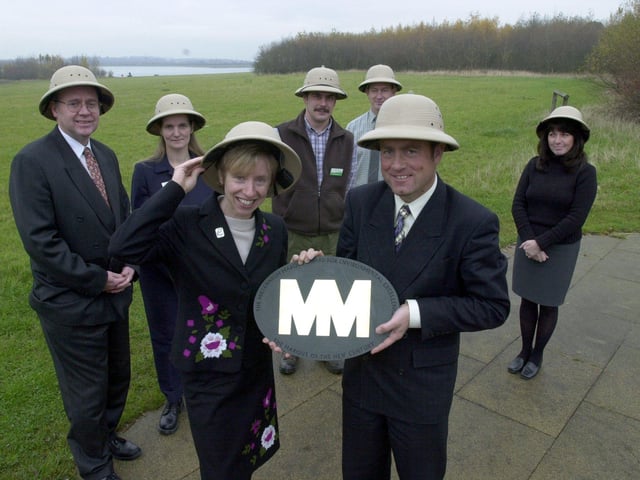 The Heronry Waterton Countryside Discovery Centre at Wintersett which won an award from the Tidy Britain Group.
Pictured at the award presentation are from left, Allan Smith (environment manager), Virginia Moulton (countryside manager), Deborah Bell (regional director of the Tidy Britain Group), Dave Mee (senior ranger), Lee Delbridge (footpaths officer), Coun Paul Beckett and Carol Wakelam (administration assistant).