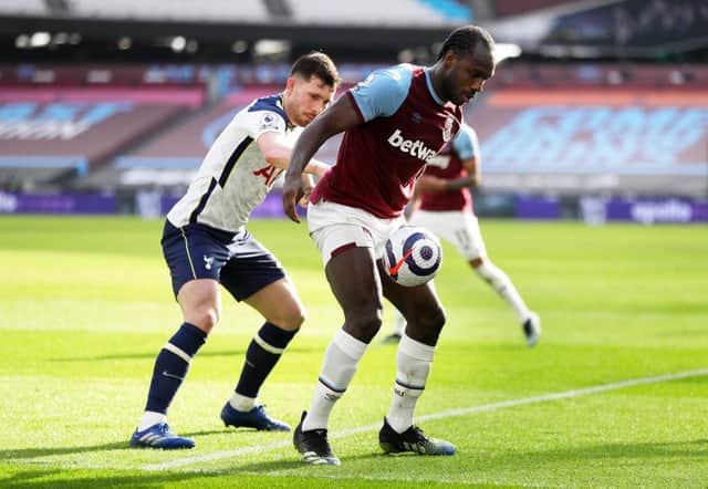 Michail Antonio of West Ham. (Photo by Kirsty Wigglesworth - Pool/Getty Images)
