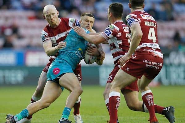 Ash Handley has been consistently good when he has played for Rhinos this season. Picture by Ed Sykes/SWpix.com.