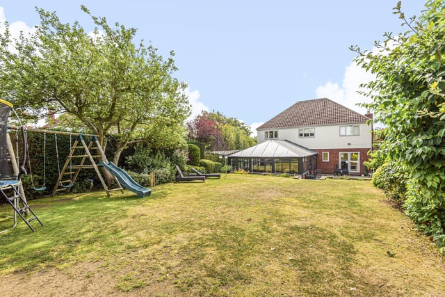This desirable four bedroom family home in Cookridge is on the market for £825,000.