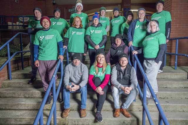 Members of Yorkshire Building Society and FareShare's senior leadership teams took part in CEO Sleepout in Leeds