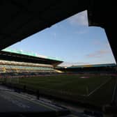 Elland Road, the home of Leeds United Football Club. (Photo by NAOMI BAKER/POOL/AFP via Getty Images)