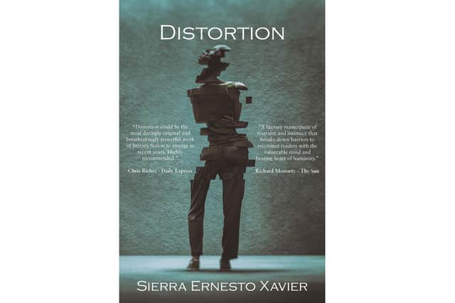 New literary fiction novel Distortion by Sierra Ernesto Xavier is an innovative love story that breaks down multiple barriers, including stereotypes surrounding those with physical differences and the barrier between the reader and the characters. Picture – supplied.