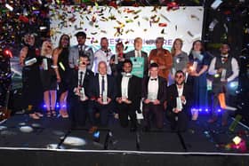 The winners of the West Yorkshire Apprenticeship Awards 2023 will be announced in May. Pictured celebrating are last year's winners. Picture: Gerard Binks