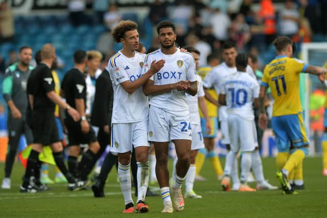 FUTURE HEROES? Ethan Ampadu and Georginio Rutter are safe and outside bets respectively for Leeds United hero status at Elland Road this season. Pic: Jonathan Gawthorpe