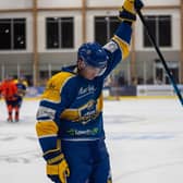GOODBYE: Cole Shudra thanks Leeds Knights - and their fans - for a memorable two years at the club, a period which helped him become a 'bigger, stronger and improved' player. Picture courtesy of Oliver Portamento.