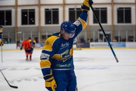 GOODBYE: Cole Shudra thanks Leeds Knights - and their fans - for a memorable two years at the club, a period which helped him become a 'bigger, stronger and improved' player. Picture courtesy of Oliver Portamento.