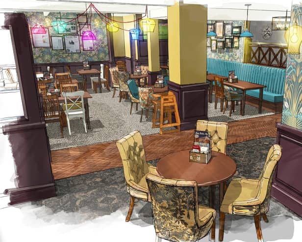 Sketch of post-refurb