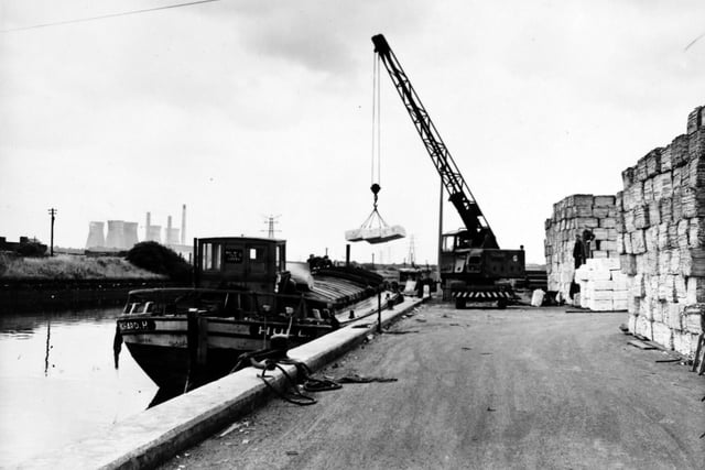 Leeds docks at Knostrop pictured in August 1960.