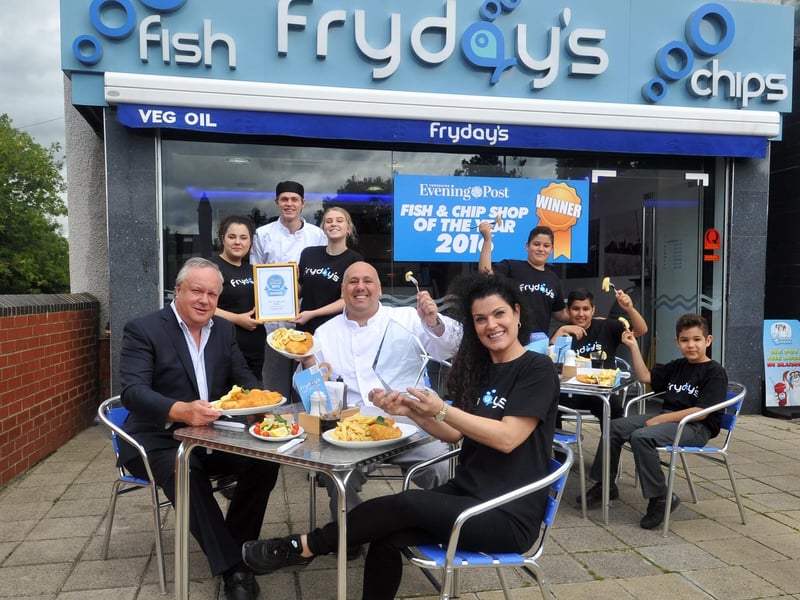 Frydays, in Roundhay, won the Yorkshire Evening Post Chip Shop of the Year in 2016. The family-run fish and chip shop serves fish and chips at four different sizes, as well as vegetable and cheese and onion fritters.