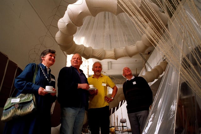 Former pupils of Leeds College of Art and Design held a reunion. Pictured, from left, are Janet Rawlins, Victor Newsome, Trevor Edmands and Eric Fisher.