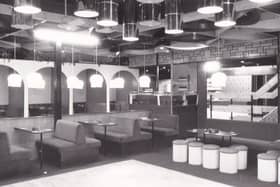 The downstairs floor of the nightclub Upstairs Downstairs in Armley, west Leeds, in April 1977