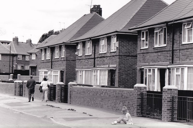 Does this street scene look familiar? South Farm Road pictured in July 1992.