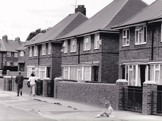 Does this street scene look familiar? South Farm Road pictured in July 1992.