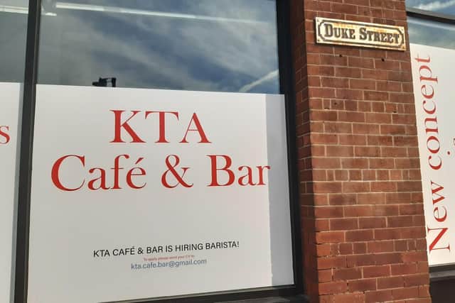The new business is hiring for baristas