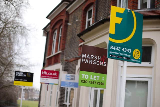 Rental supply is increasing in Yorkshire and nationally. Picture: Yui Mok/PA Wire
