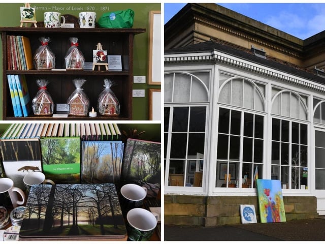 Yorkshire Evening Post photographer Jonathan Gawthorpe took an exclusive look inside the new Christmas Market and Art Exhibition at Roundhay Park...