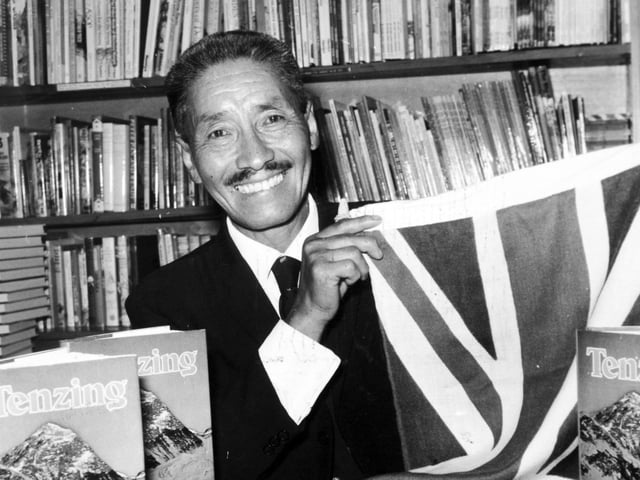 Sherpa Tenzing was at Austicks Bookshop on The Headrow in June 1977 signing copies of his autobiography After Everest.