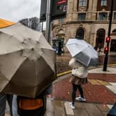 Heavy rain and strong winds are forecast in Leeds on Tuesday evening. Photo: James Hardisty