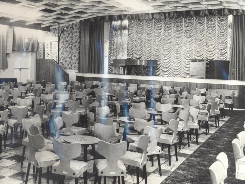 Inside Ackroyd Street Working Men's Club in Morley in March 1974.