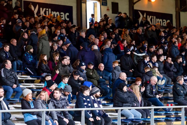 The cubs fans have had to suffer plenty, including 5-0 and 4-0 defeats to Ross County and Livingston. They had more than 11,000 for the home fixture with rivals United. Average attendance: 5,941.