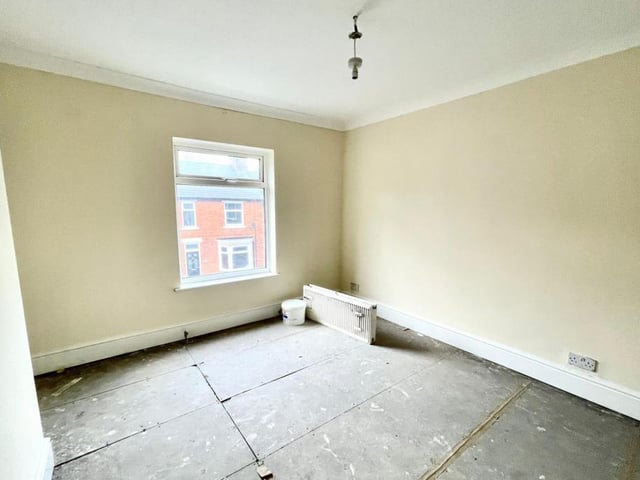 The main bedroom is a respectable size. Space for a double bed and wardrobes.