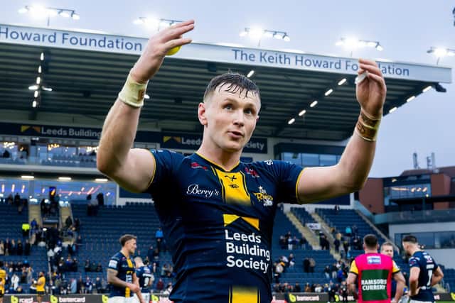 Leeds Rhinos and England centre Harry Newman will begin a two-year contract at Perth Bears next season. Picture by Allan McKenzie/SWpix.com.