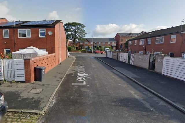 Police were called to Leopold Grove on Saturday after a number of males were seen approaching a property carrying machetes. Photo: Google