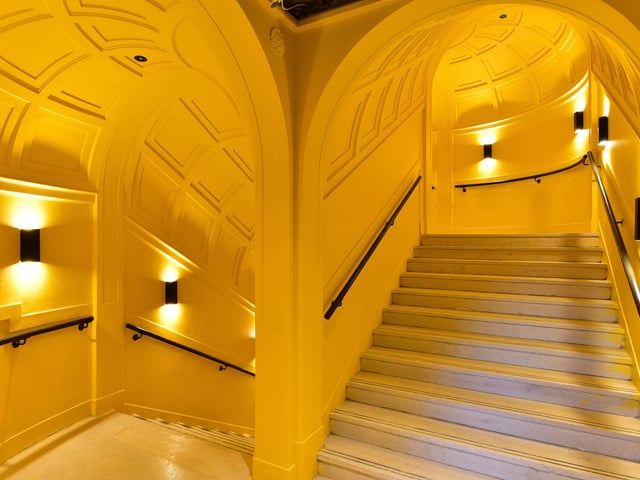 The staircases had sustained significant water damage
