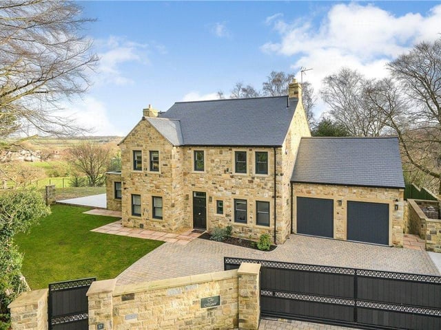 This six bedroom, four bathroom stone-built family home in Manor Park is set behind electric gates with both off road parking and double garage. Located in an exclusive area of North Leeds with some of the most highly sought-after properties nearby, this home boasts far-reaching views over the surrounding countryside as well as a great deal of privacy.
